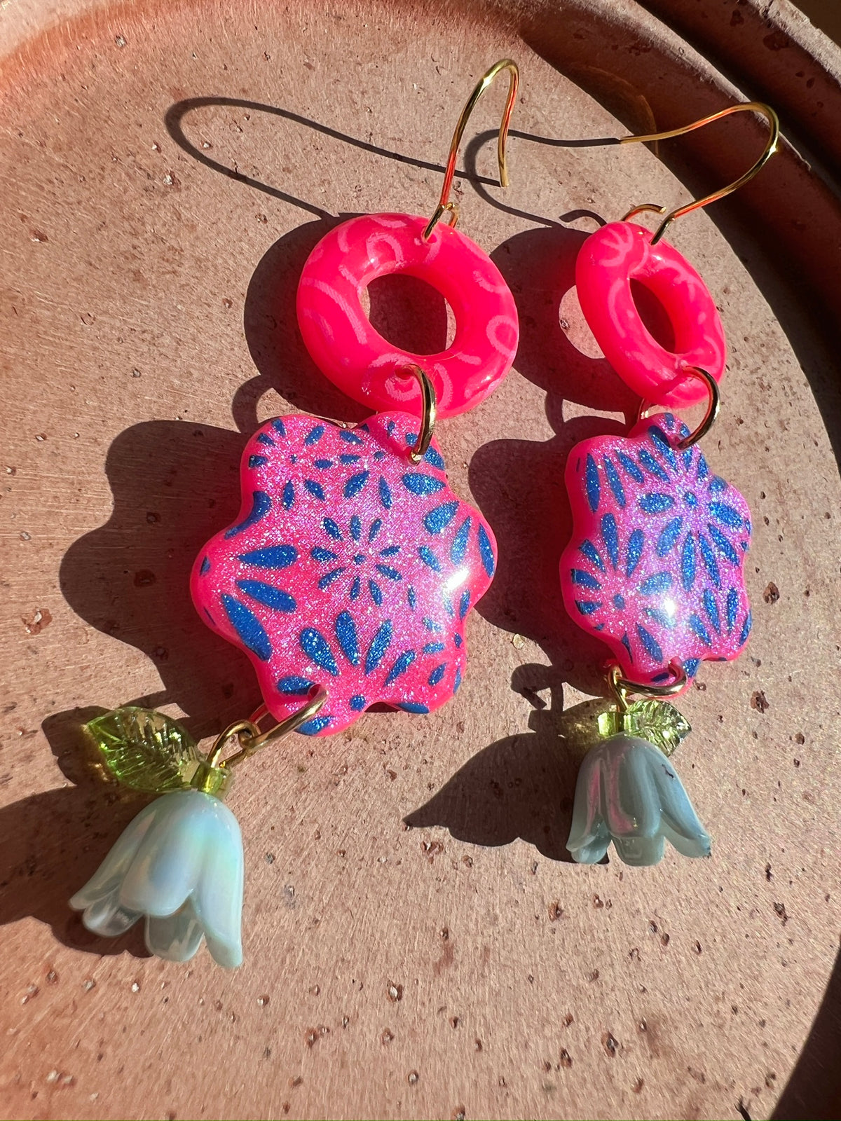 Donut and Lily Dangles