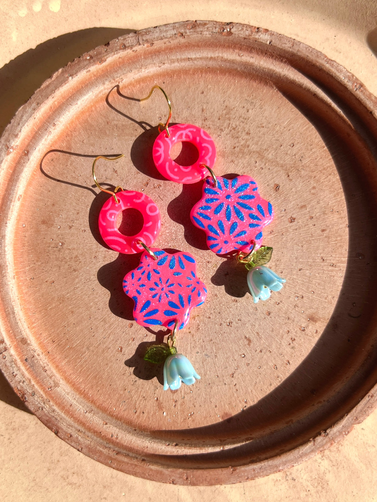 Donut and Lily Dangles