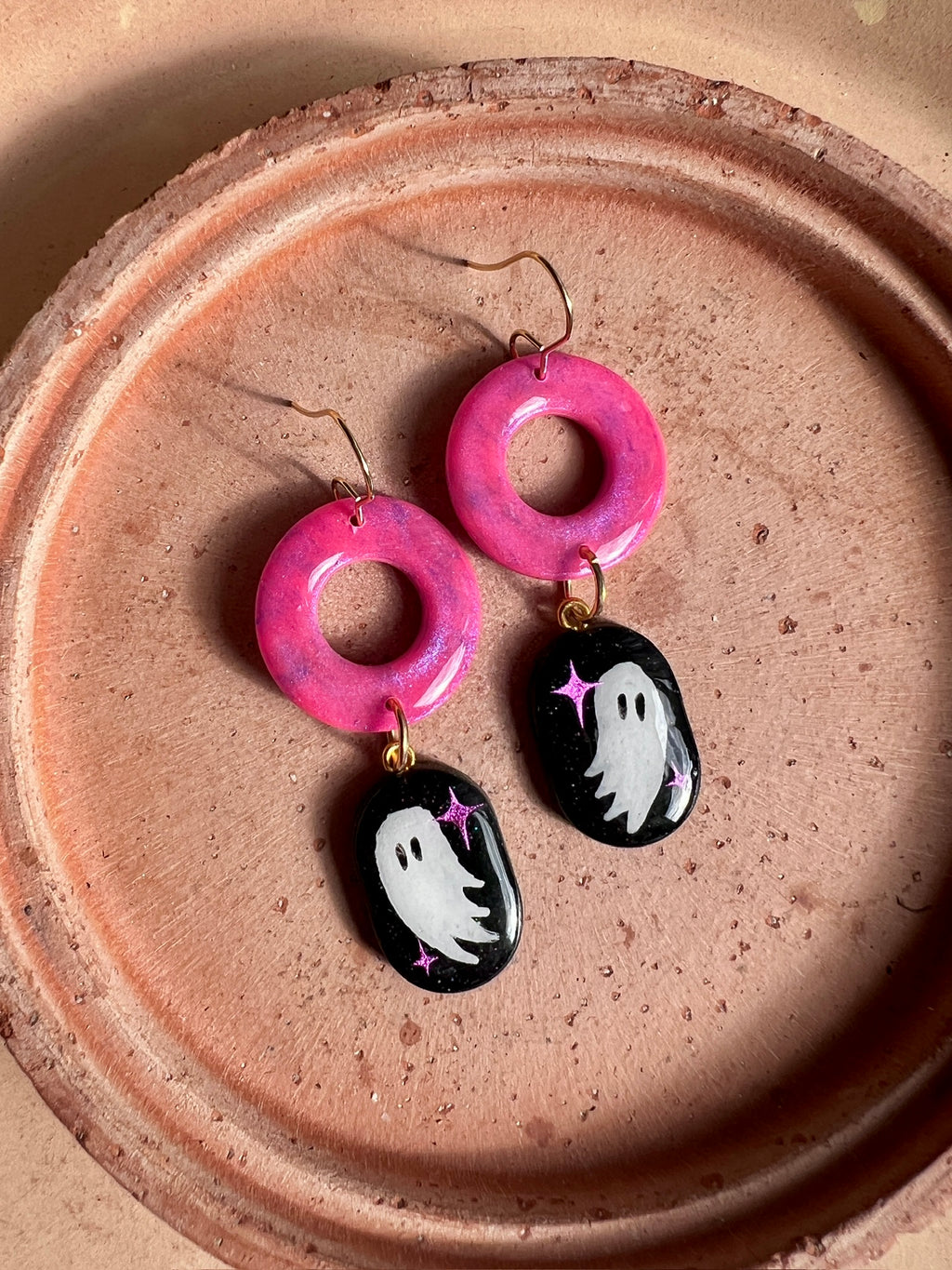 Ghost Donut dangles