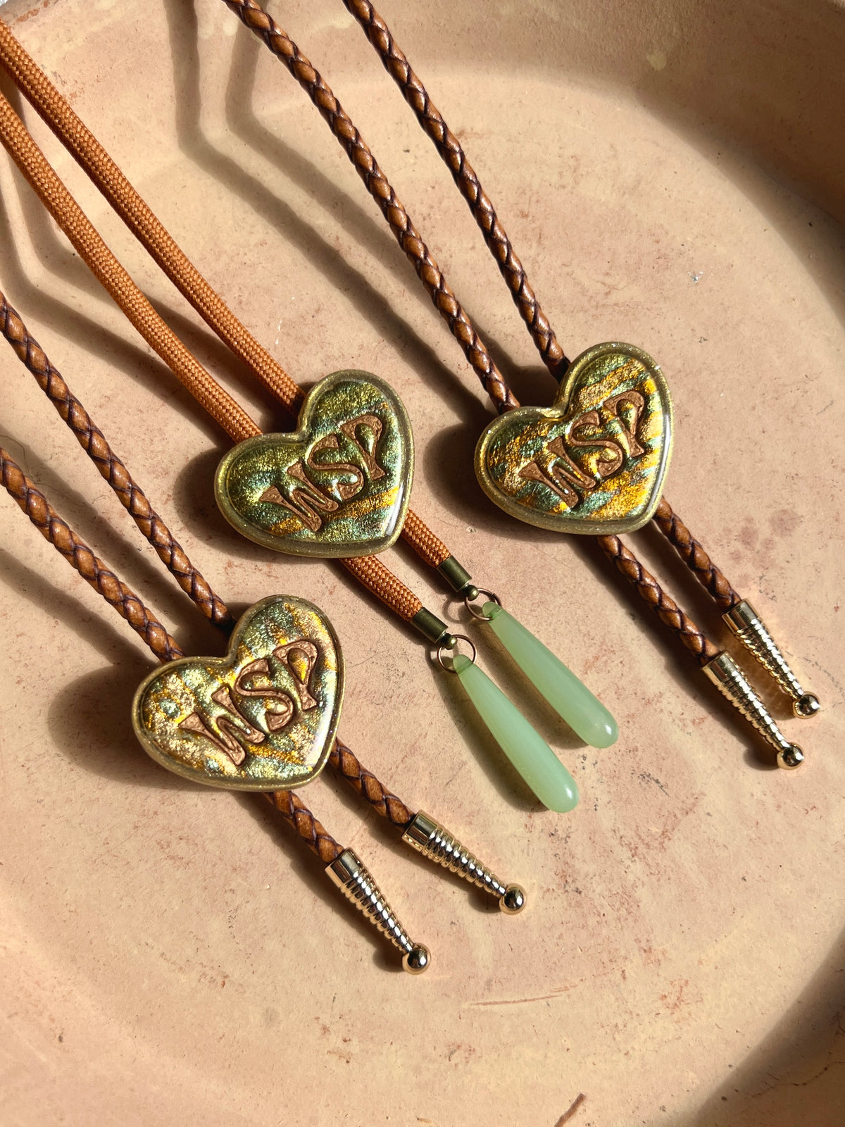 Copper and Gold WSP Bolo Ties