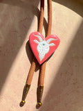 Billy Goat Heart Bolo Tie