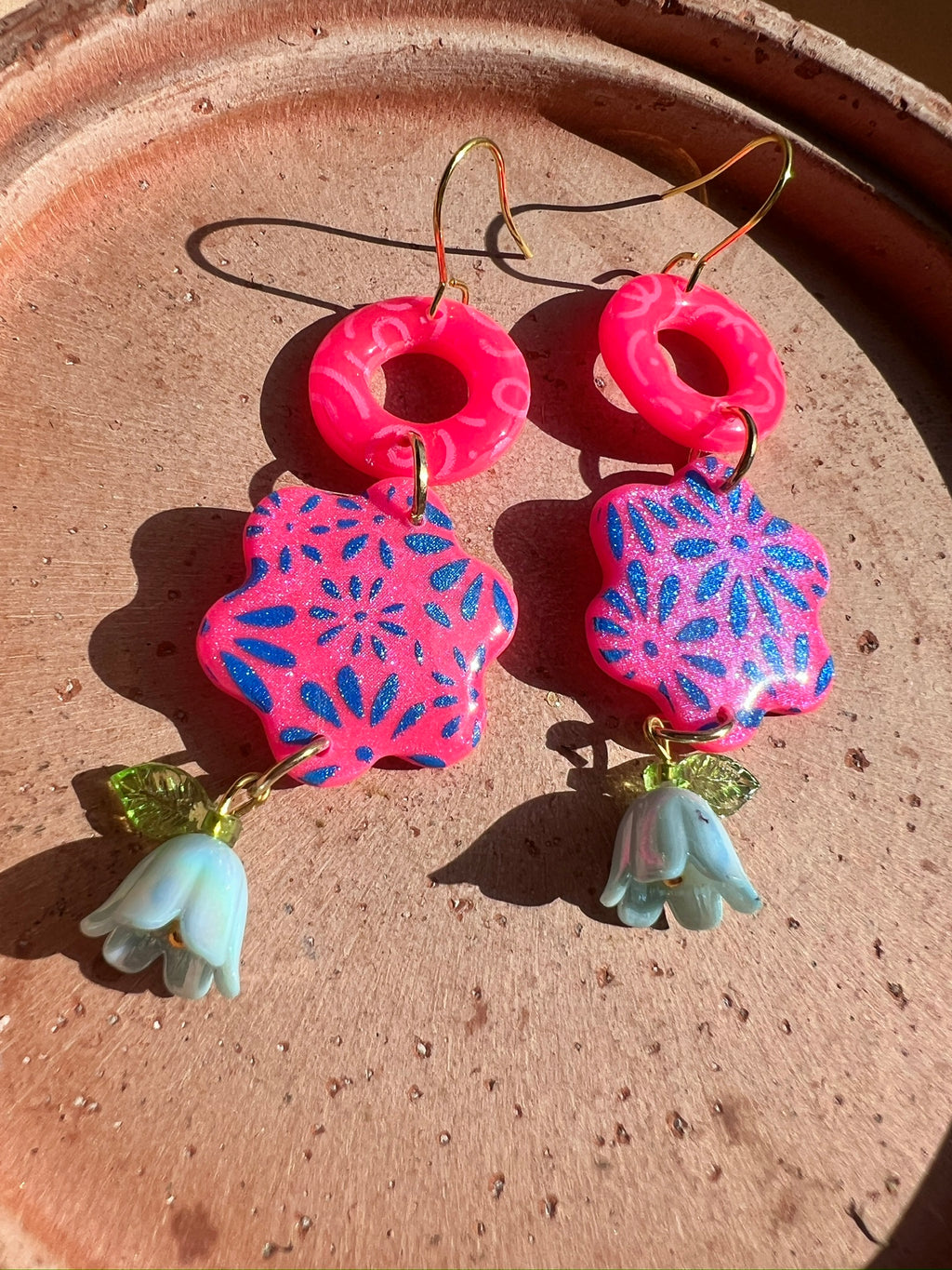 Donut and Lily Dangles
