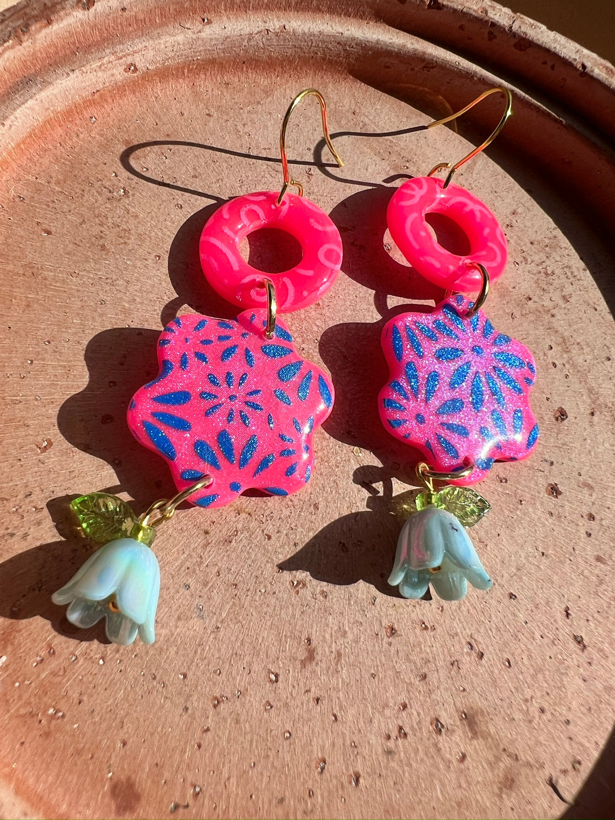 Donut and Lily Dangles