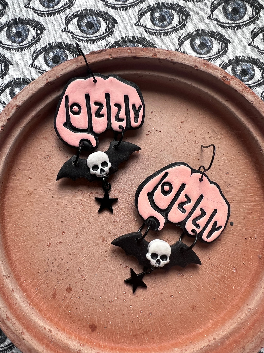 Ozzy Knuckle Tattoo Earrings