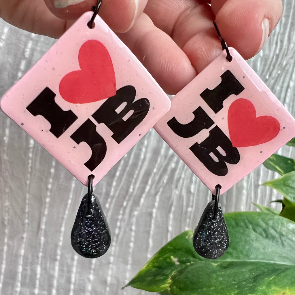 I ❤️ JB Widespread Panic Inspired Earrings