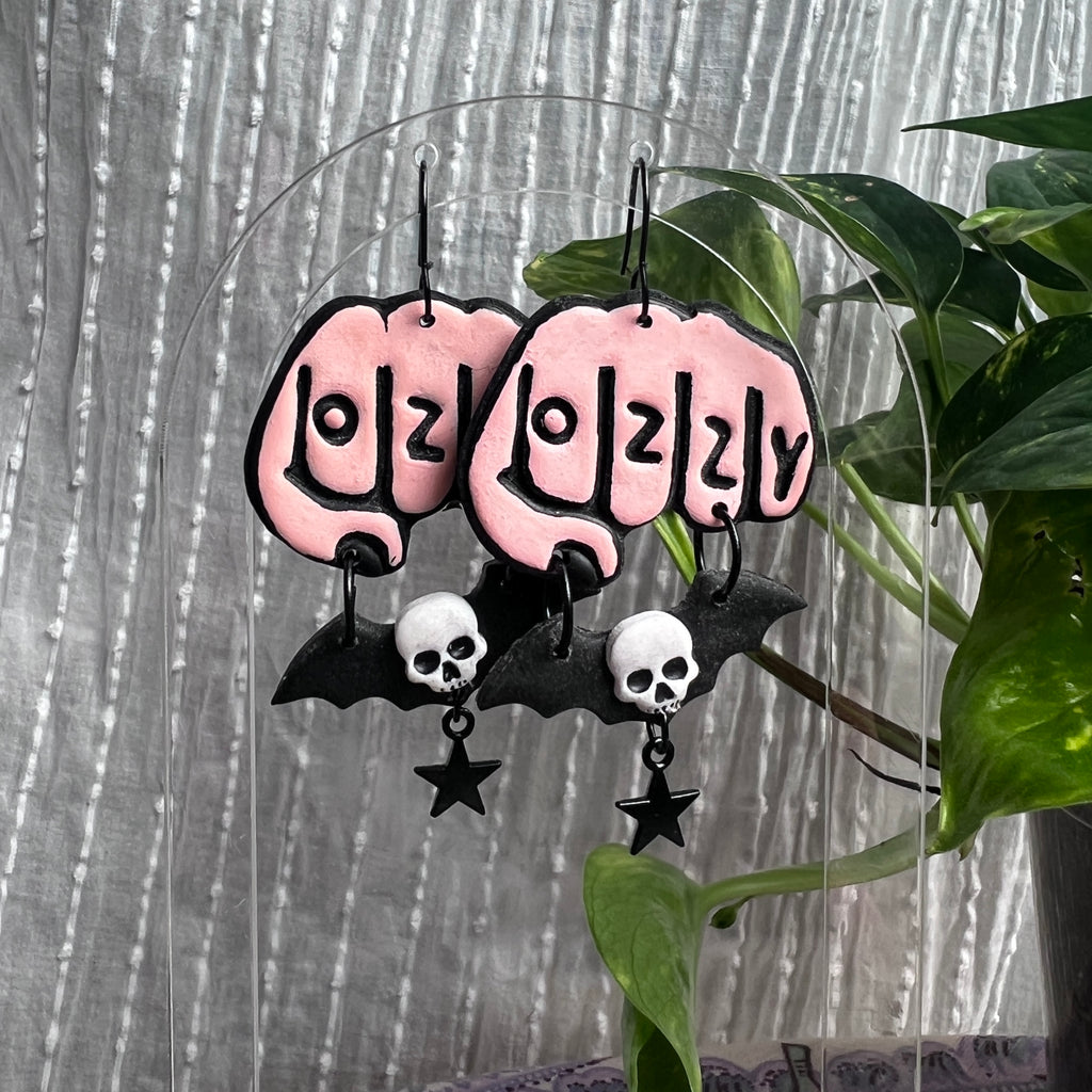 Ozzy Knuckle Tattoo Earrings