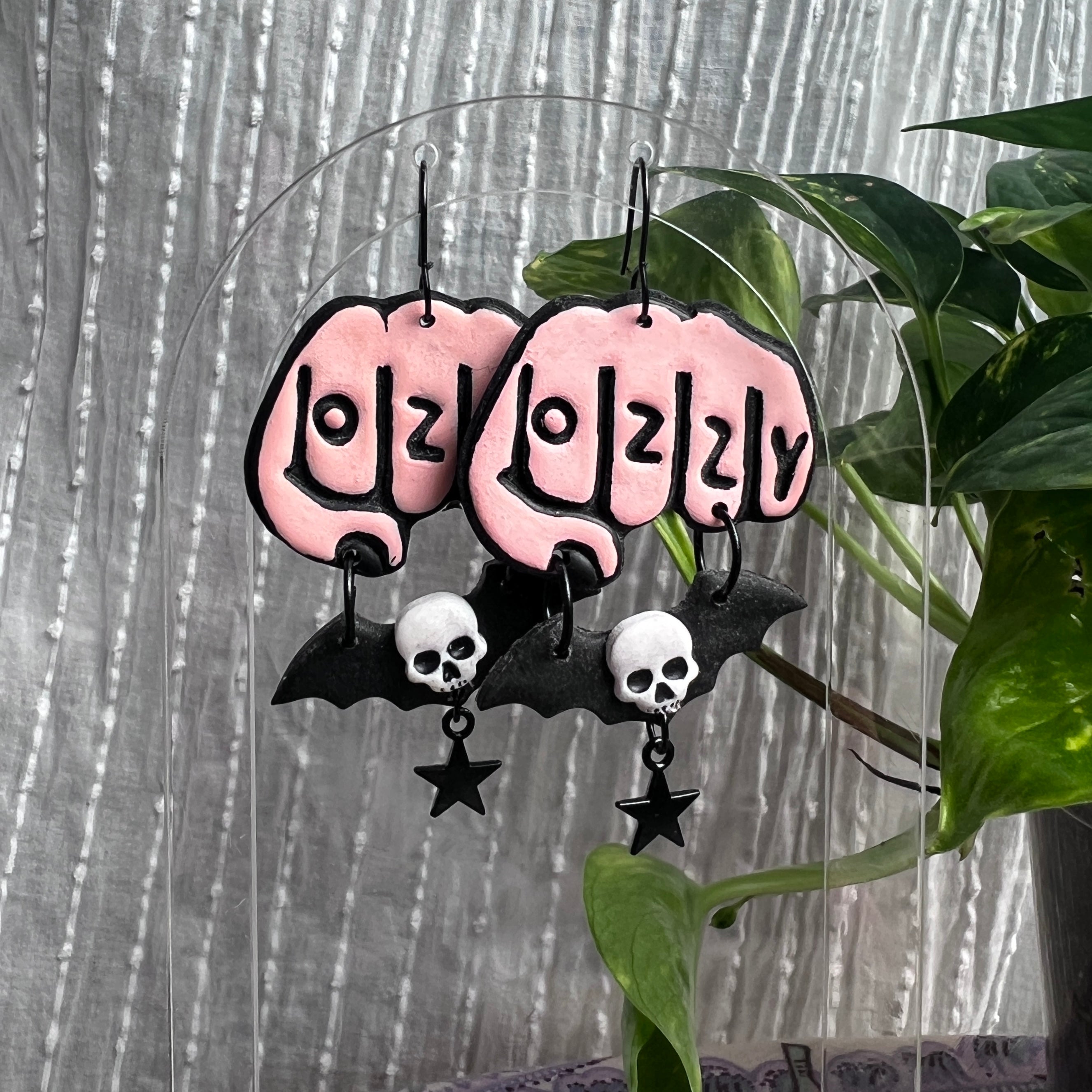 Ozzy Knuckle Tattoo Earrings