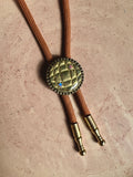 Gold Disco Bolo Tie