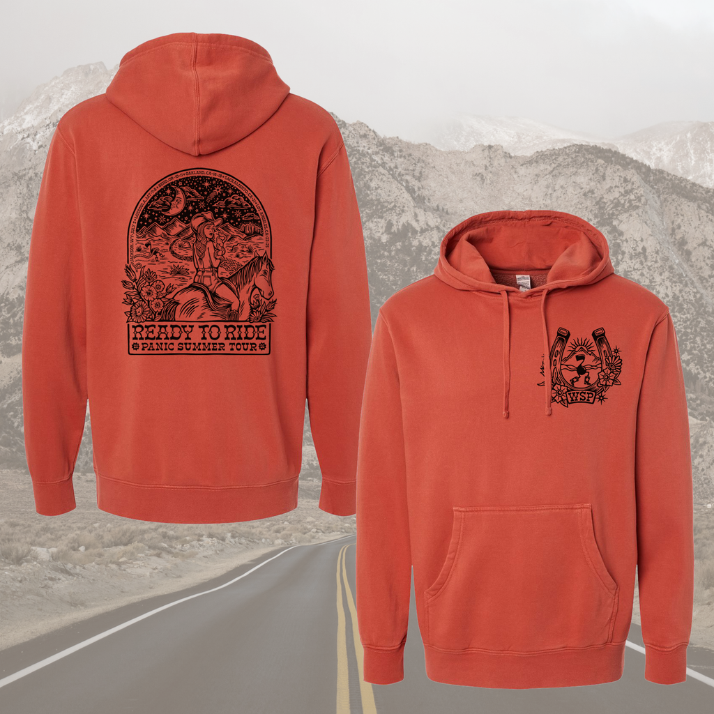*Pre-order* PANIC Summer Tour Pigment Dyed Hoodies