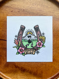 WSP Horseshoe Hand-embellished Print