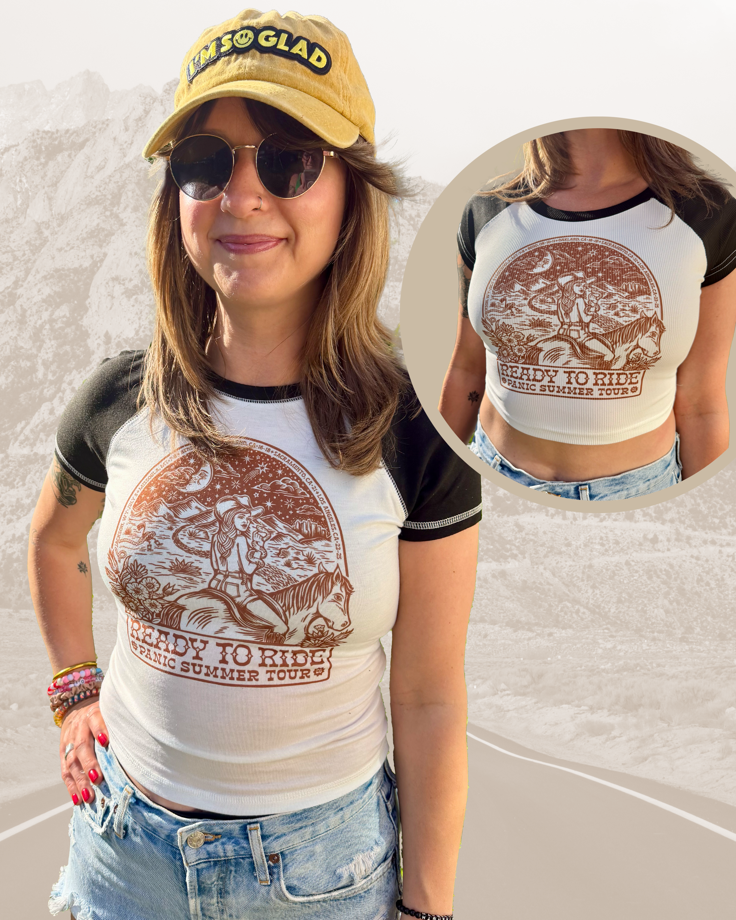 *Pre-order* PANIC Summer Tour Baby Tees