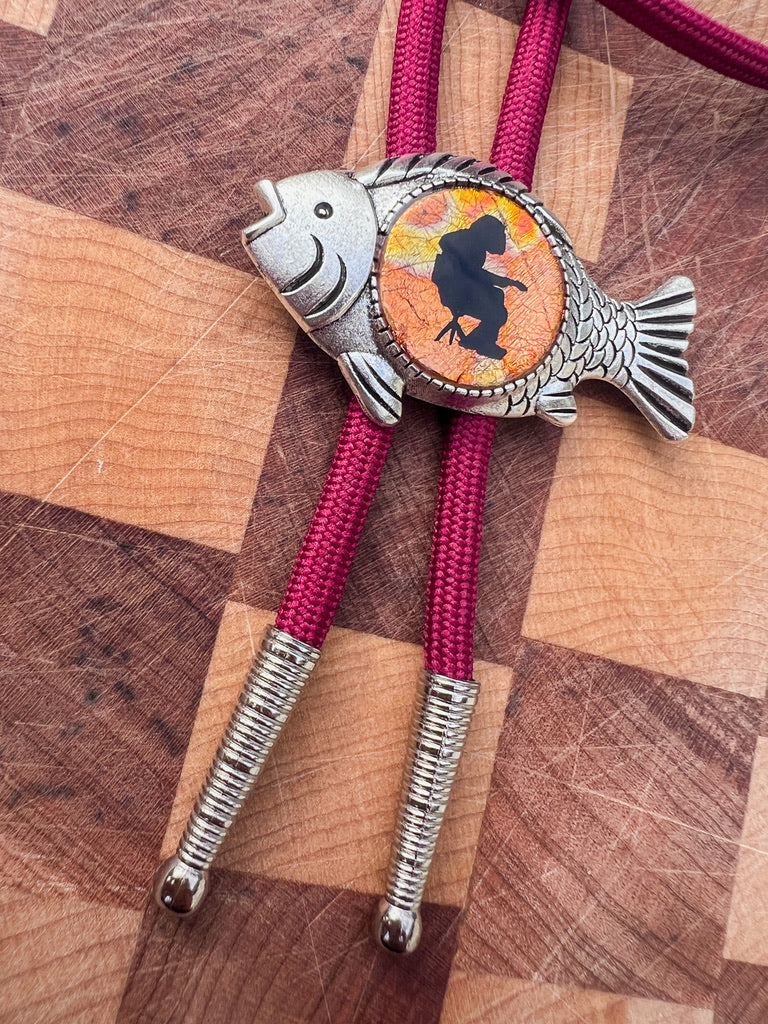 Fishing Mikey Bolo Tie