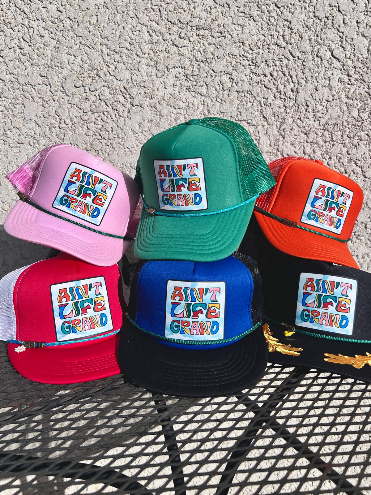 *Limited Edition* Ain't Life Grand Trucker Hats