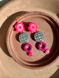 Disco Daisy Donut Dangles