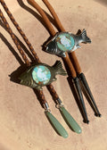 Turquoise Fishing Mikey Bolo Tie
