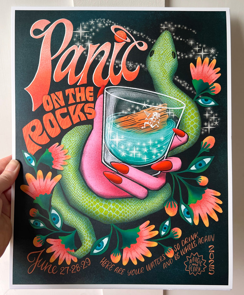 Panic on the Rocks 2025 Print