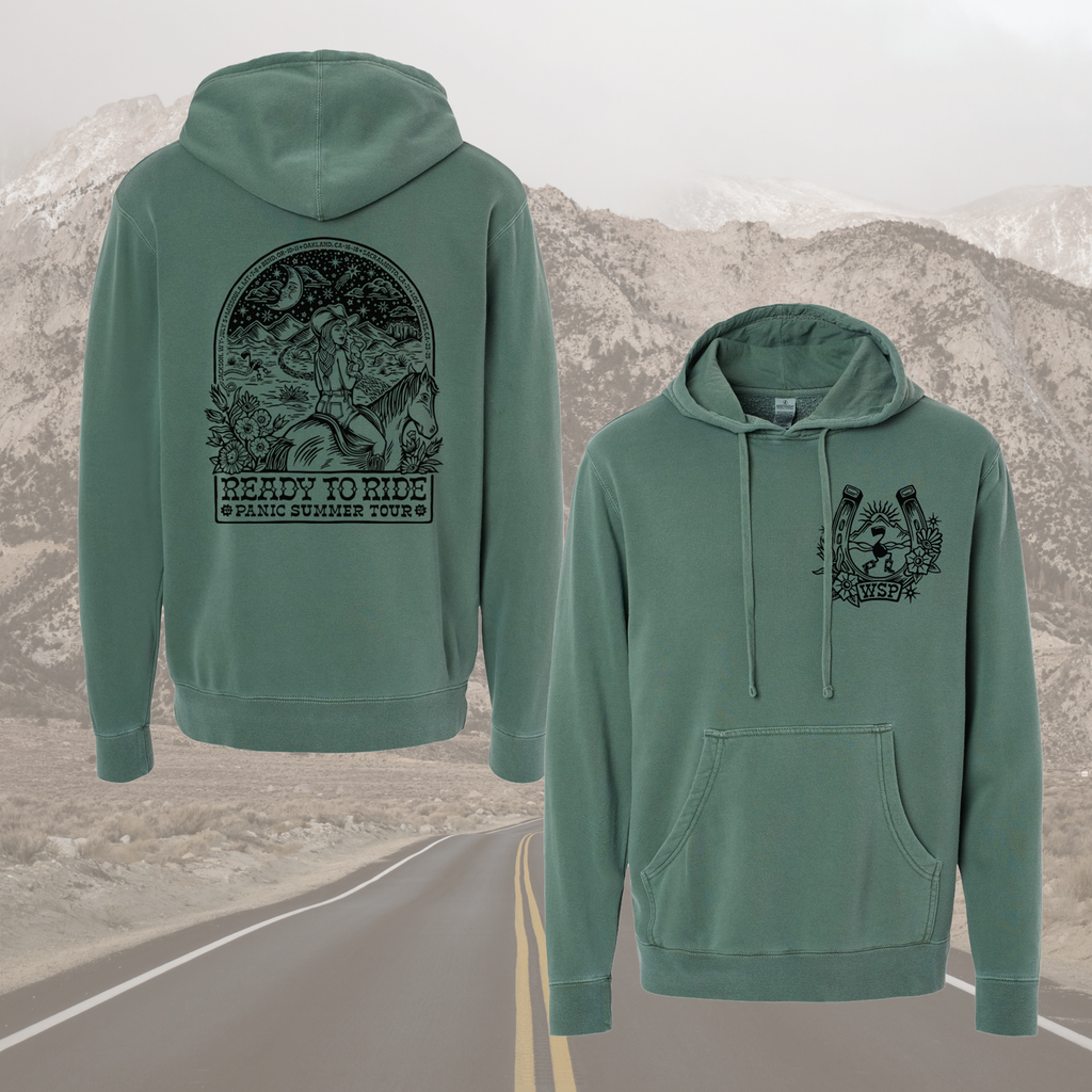 *Pre-order* PANIC Summer Tour Pigment Dyed Hoodies