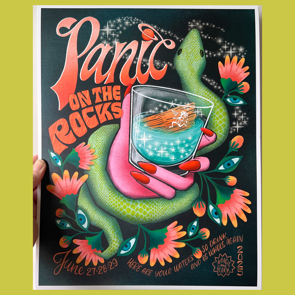 Panic on the Rocks 2025 Print
