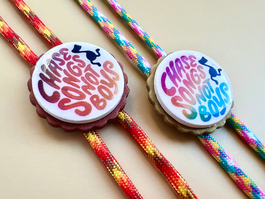 'Chase Songs Not Boys' Bolo Ties