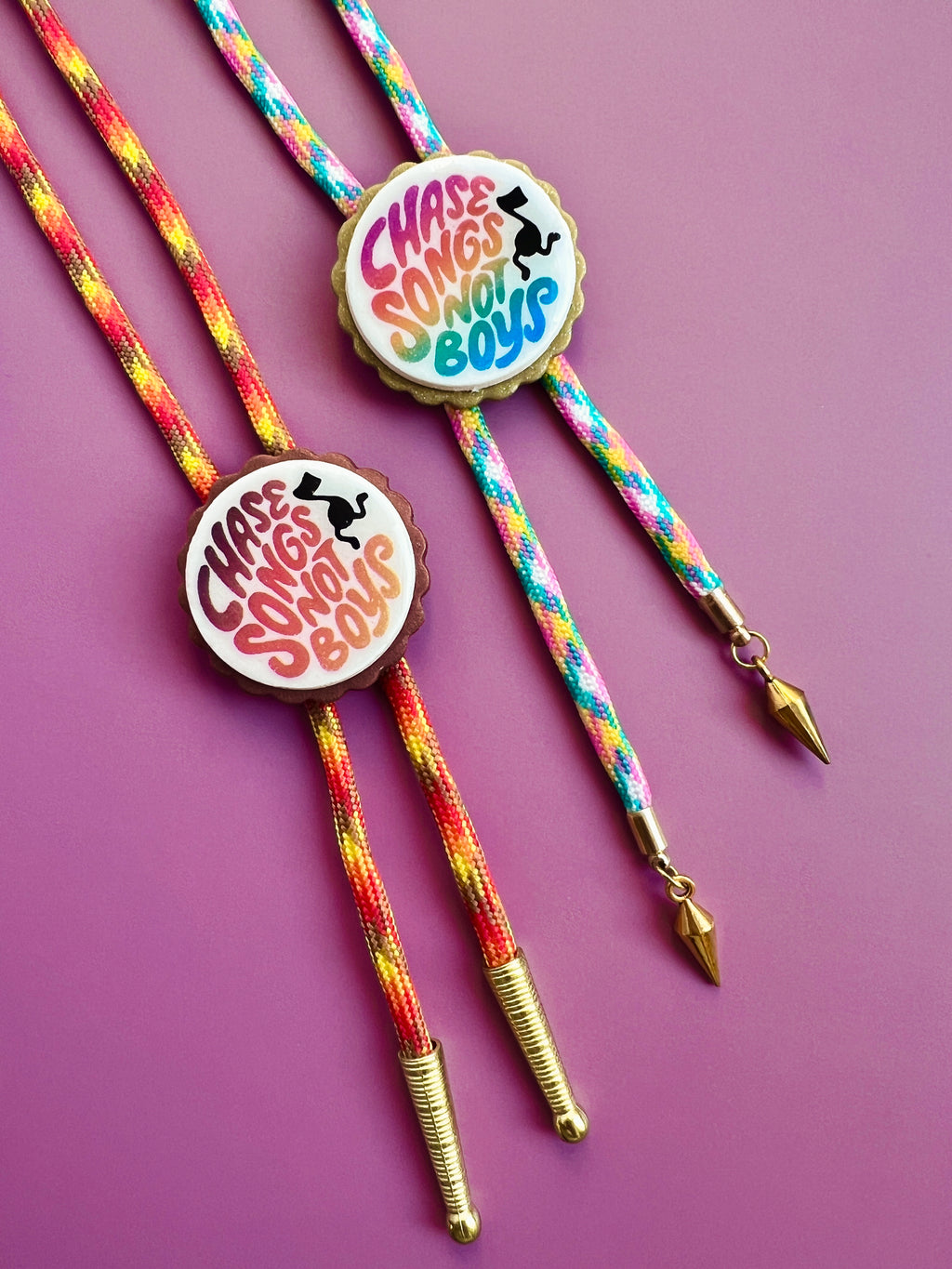 'Chase Songs Not Boys' Bolo Ties