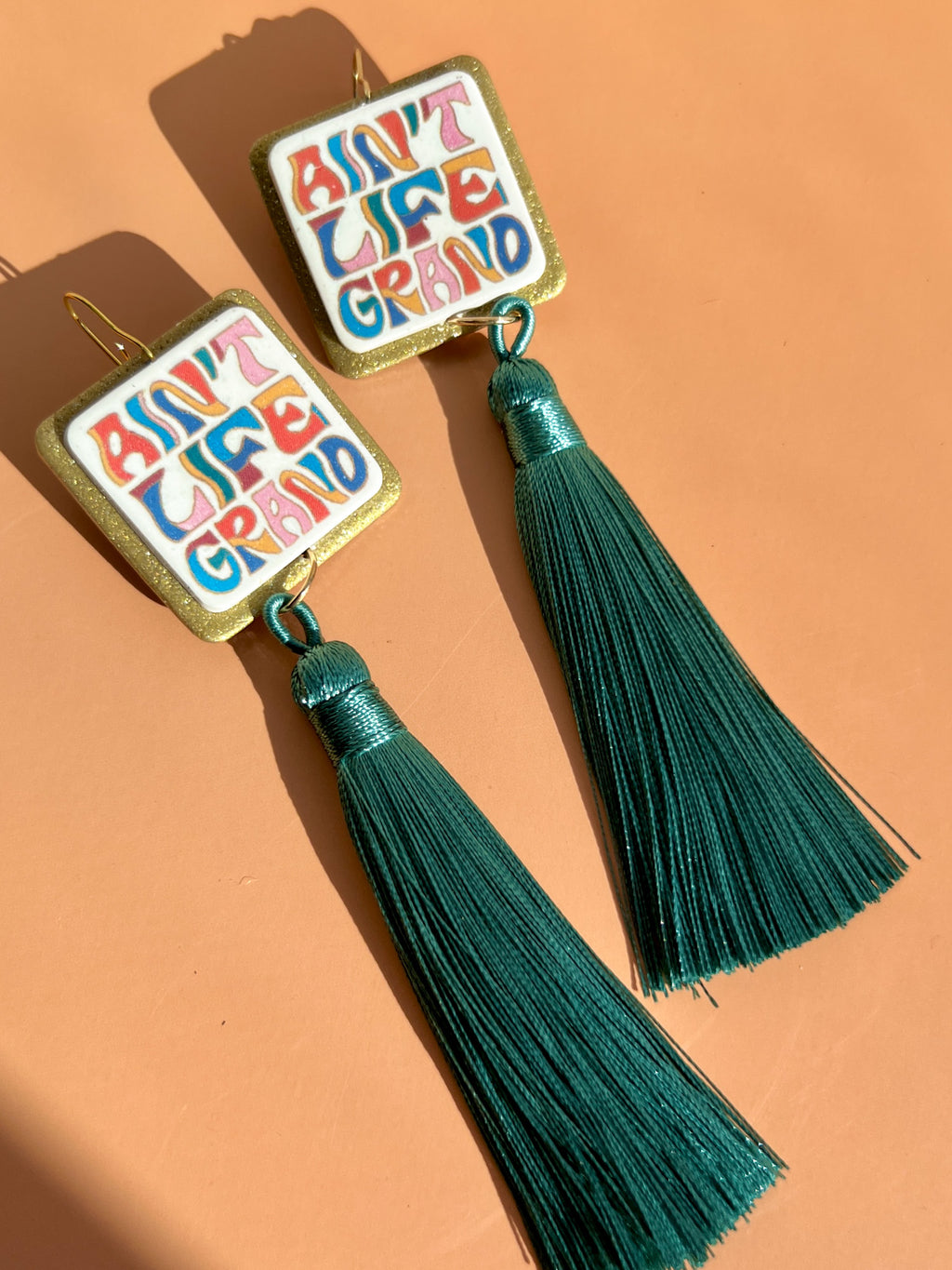 Ain't Life Grand Large Tassel Earrings