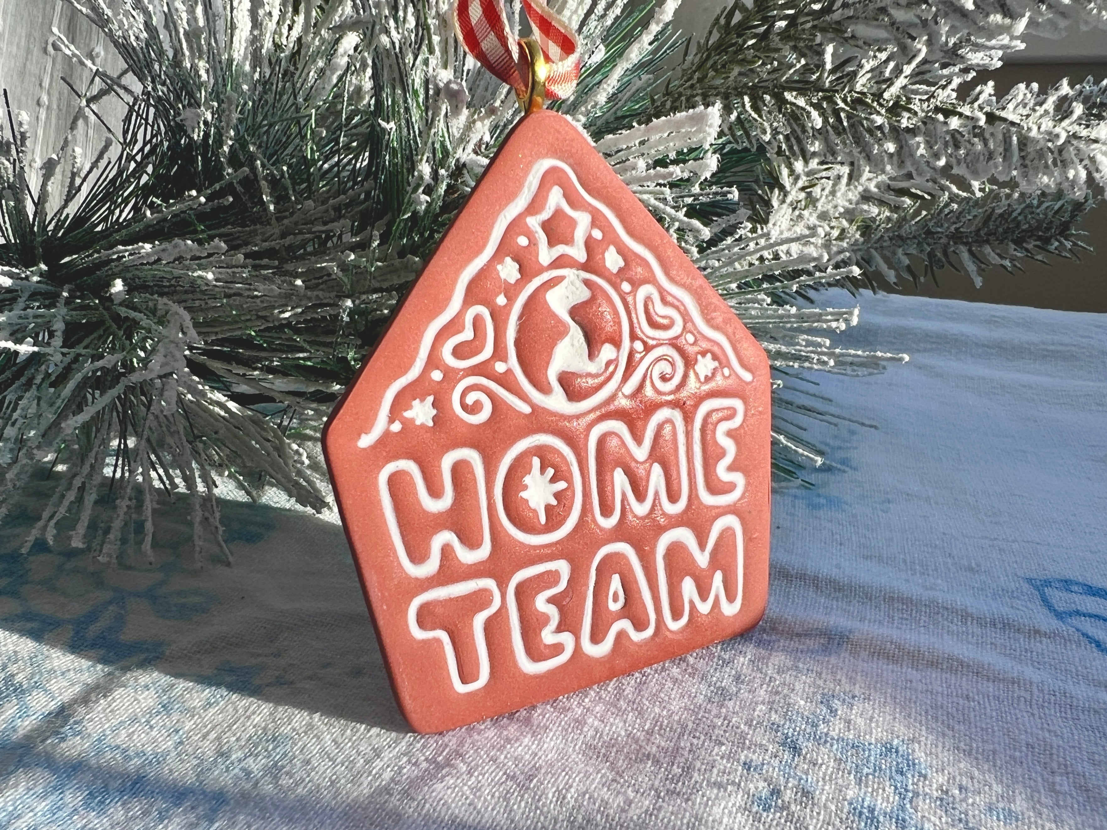 HOME TEAM Gingerbread House Widespread Panic Inspired Ornament