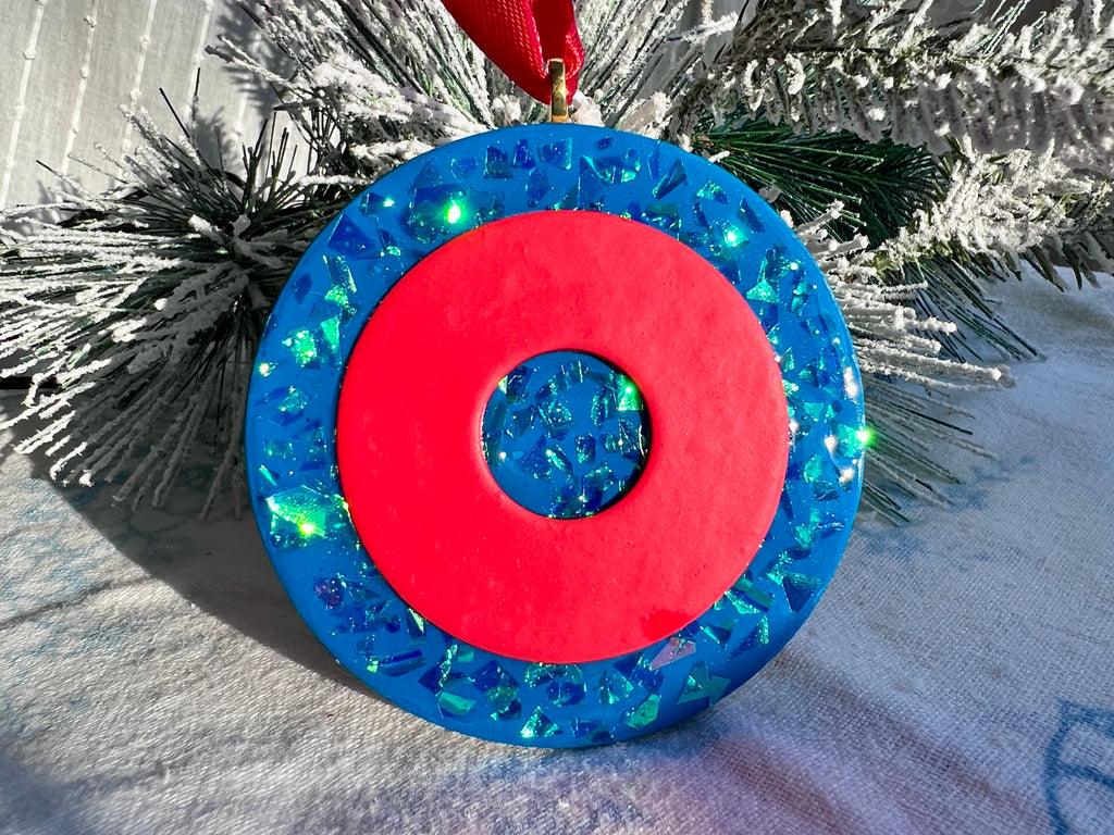 Phish Holographic Opal Donut Ornament