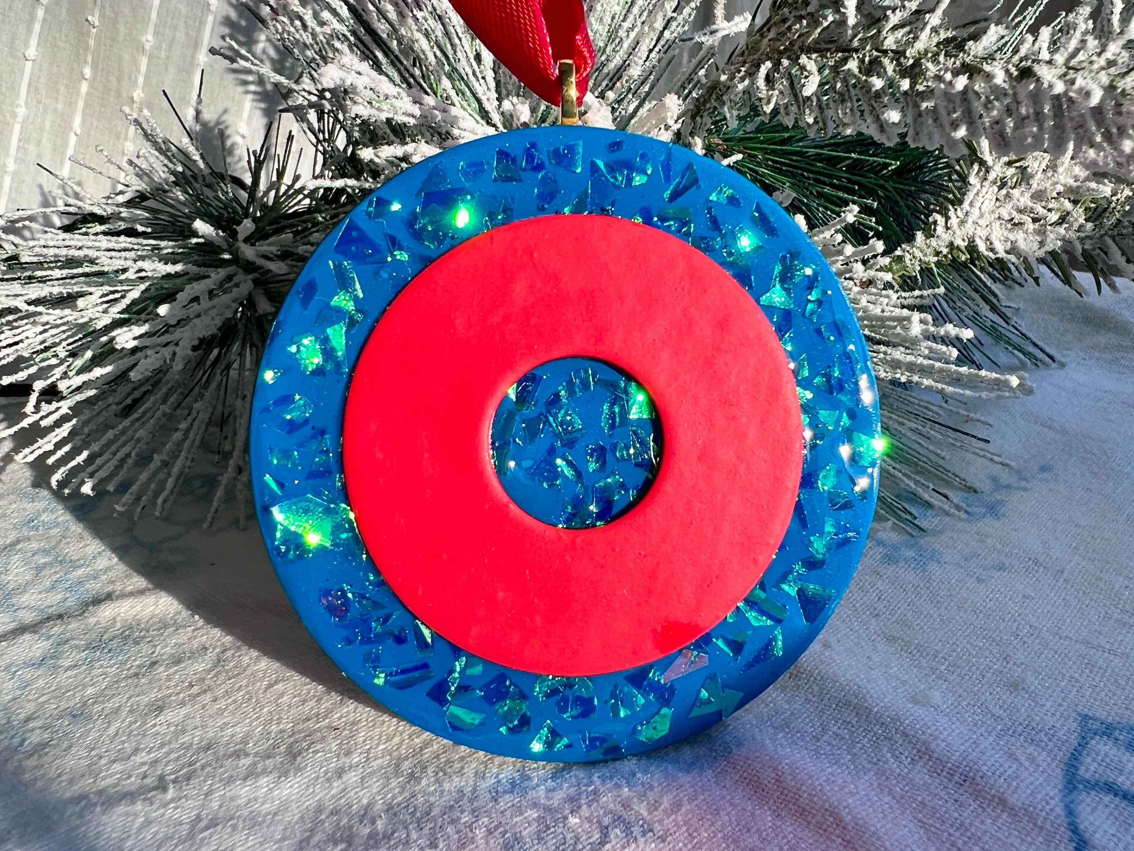Phish Holographic Opal Donut Ornament