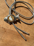 Fishing Mikey Bolo Tie