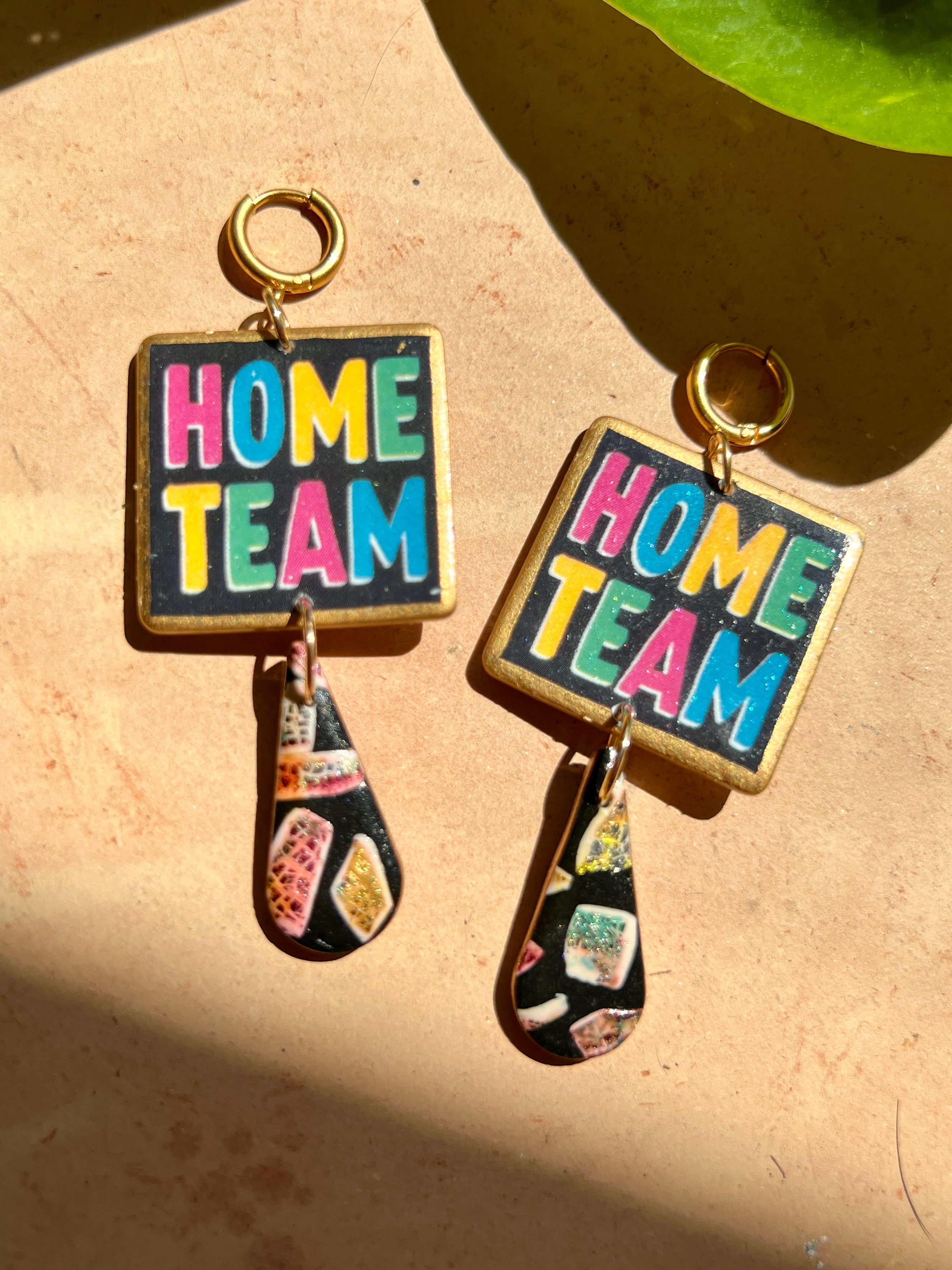 HOME TEAM Squares Earrings - 4 Styles!