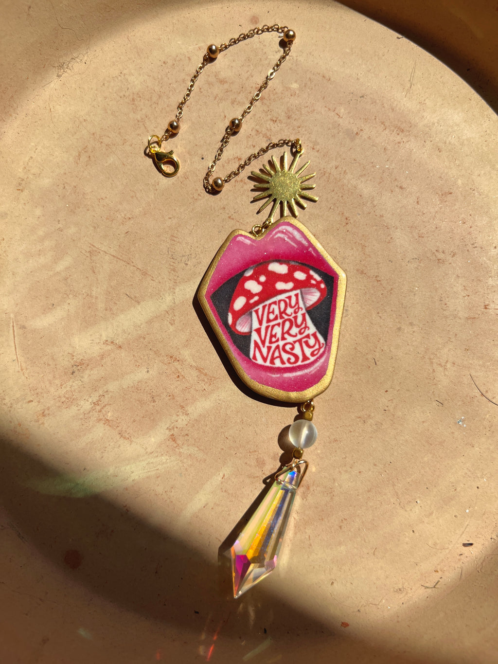 Mushy Mouth Protein Drink inspired 🌈 Rainbow Maker Suncatcher
