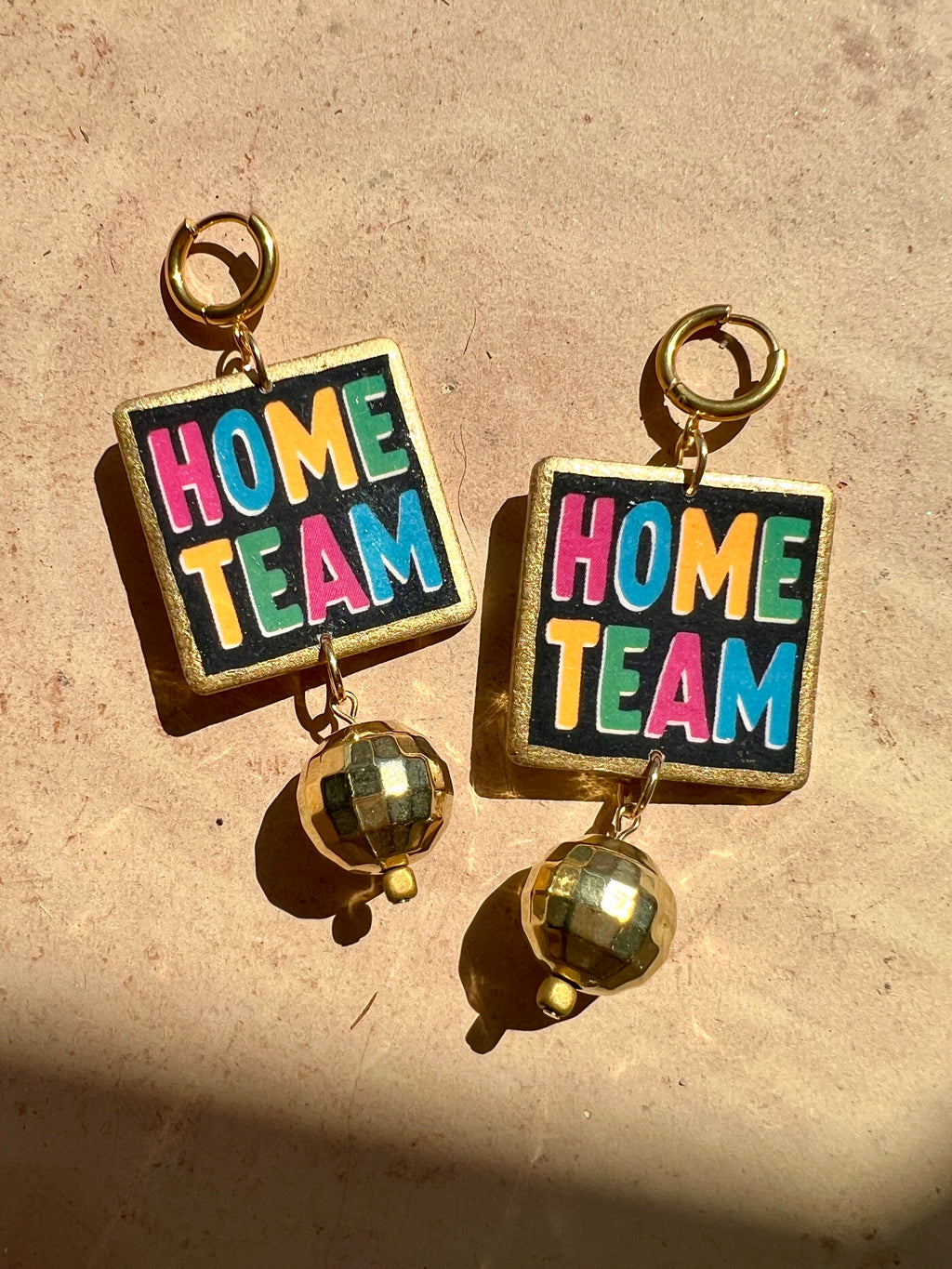 HOME TEAM Squares Earrings - 4 Styles!