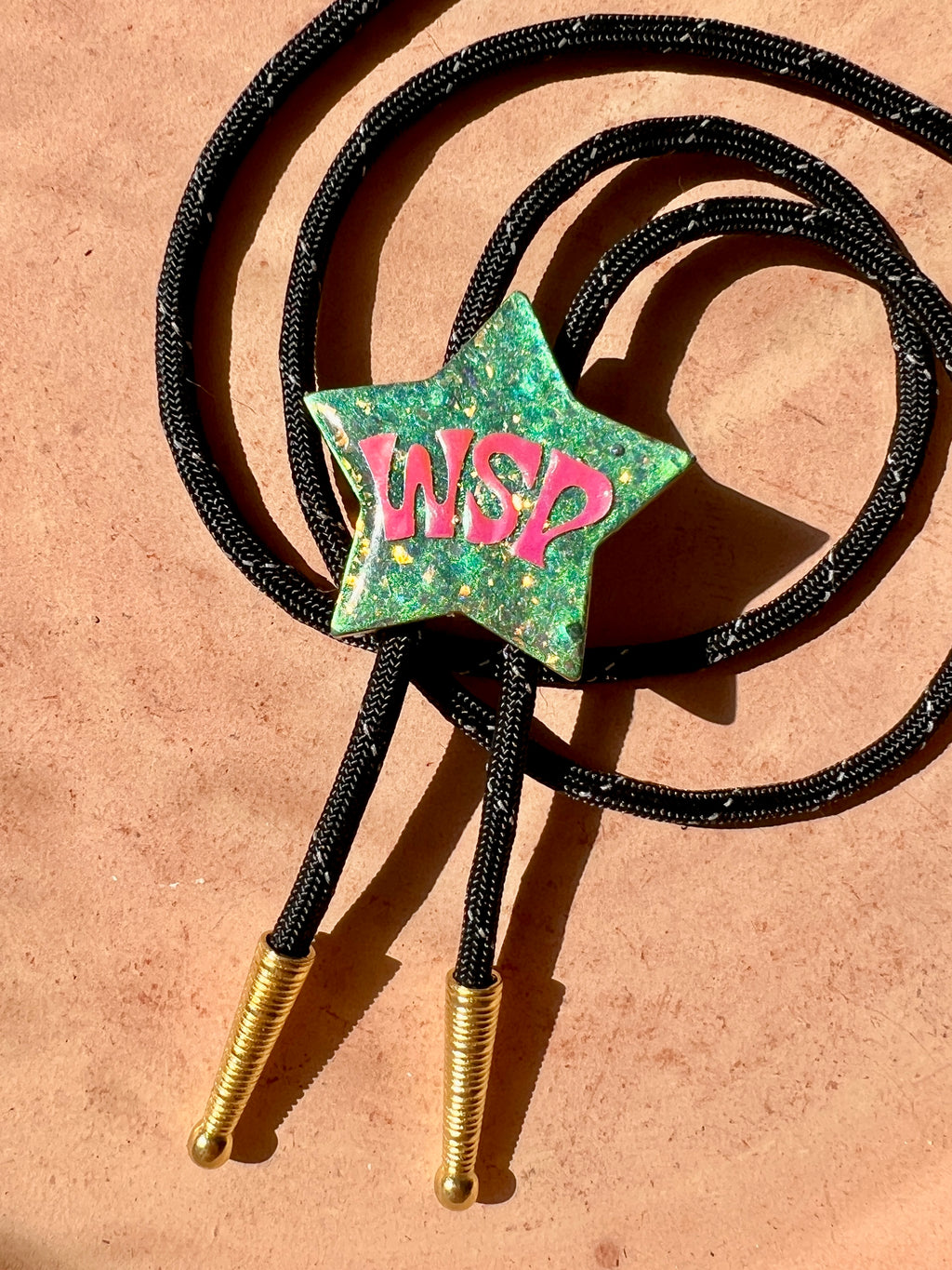 WSP Glitter Star Bolo Tie