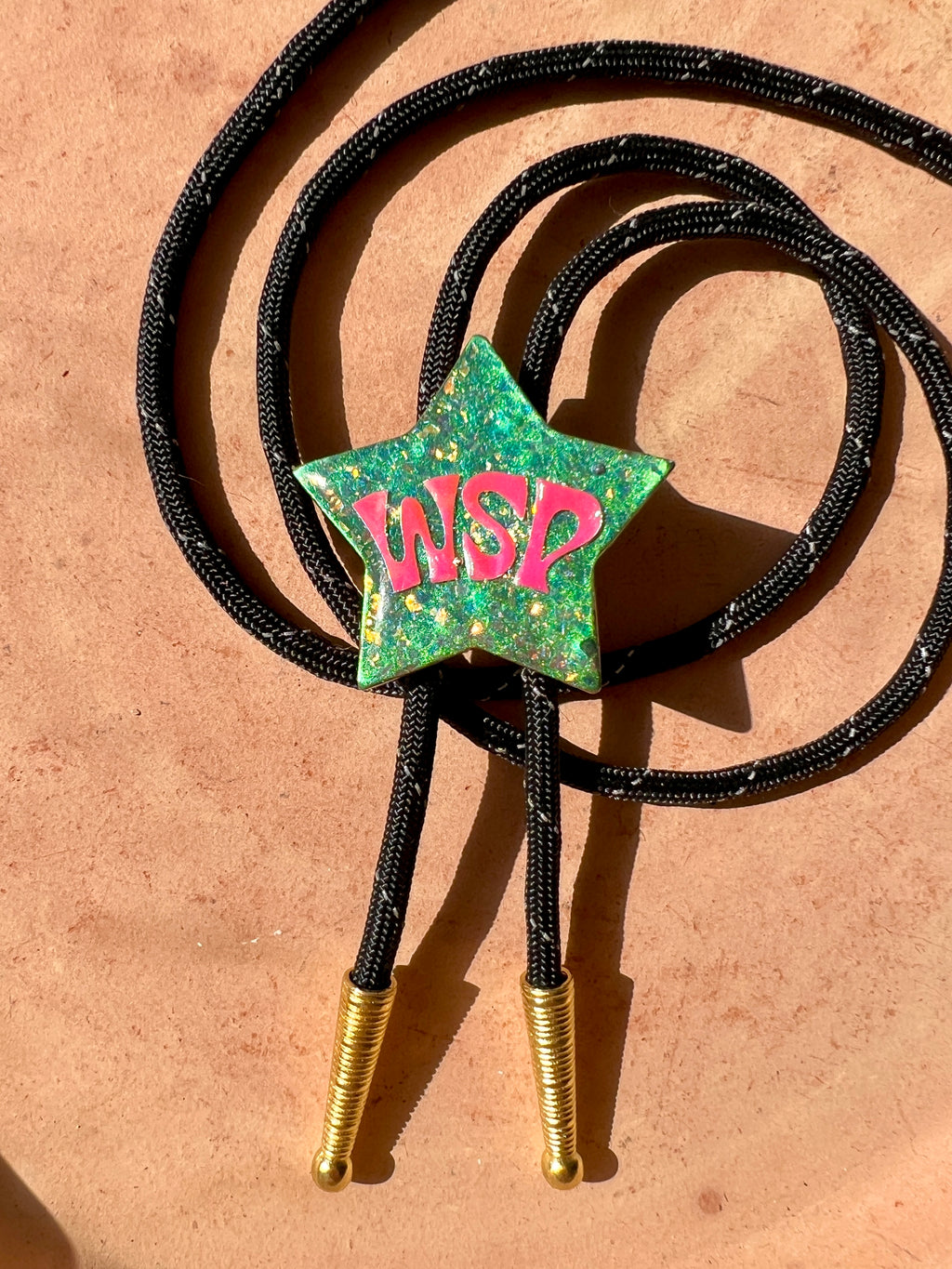 WSP Glitter Star Bolo Tie