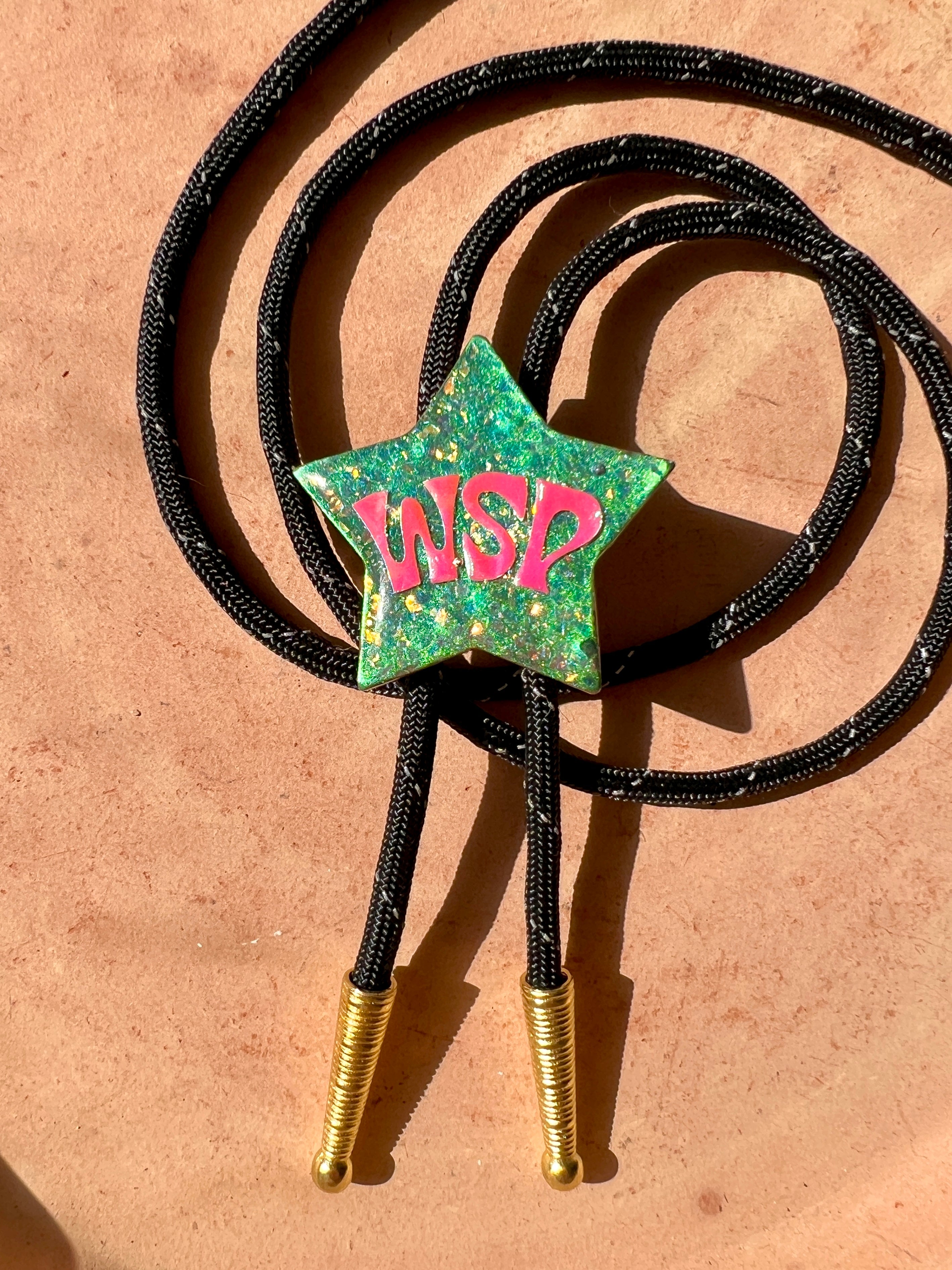 WSP Glitter Star Bolo Tie