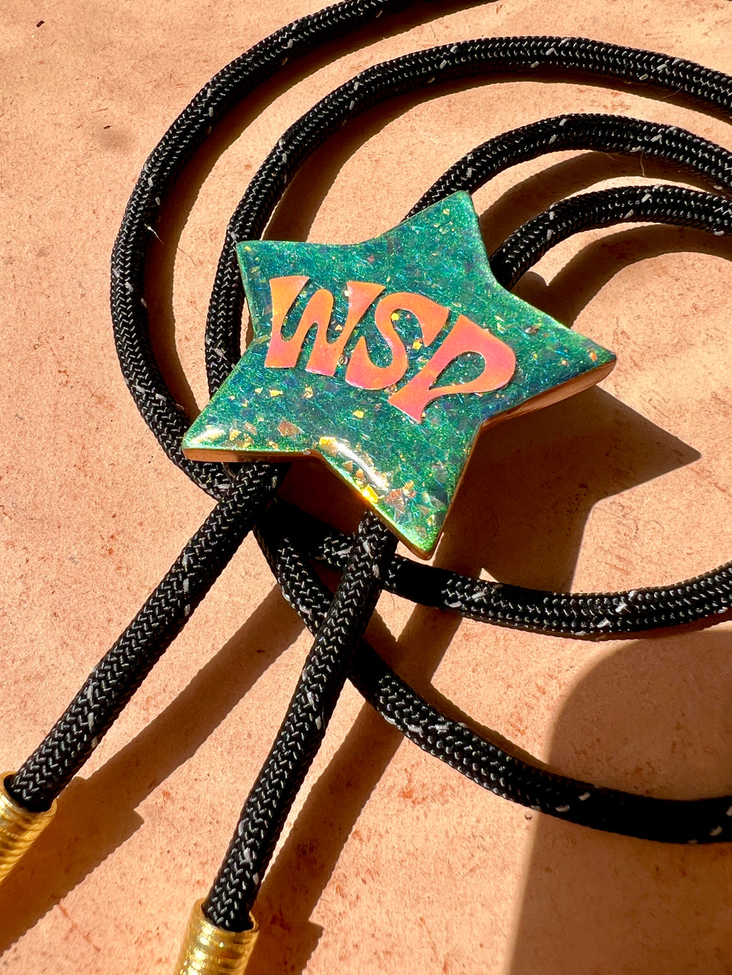 WSP Glitter Star Bolo Tie