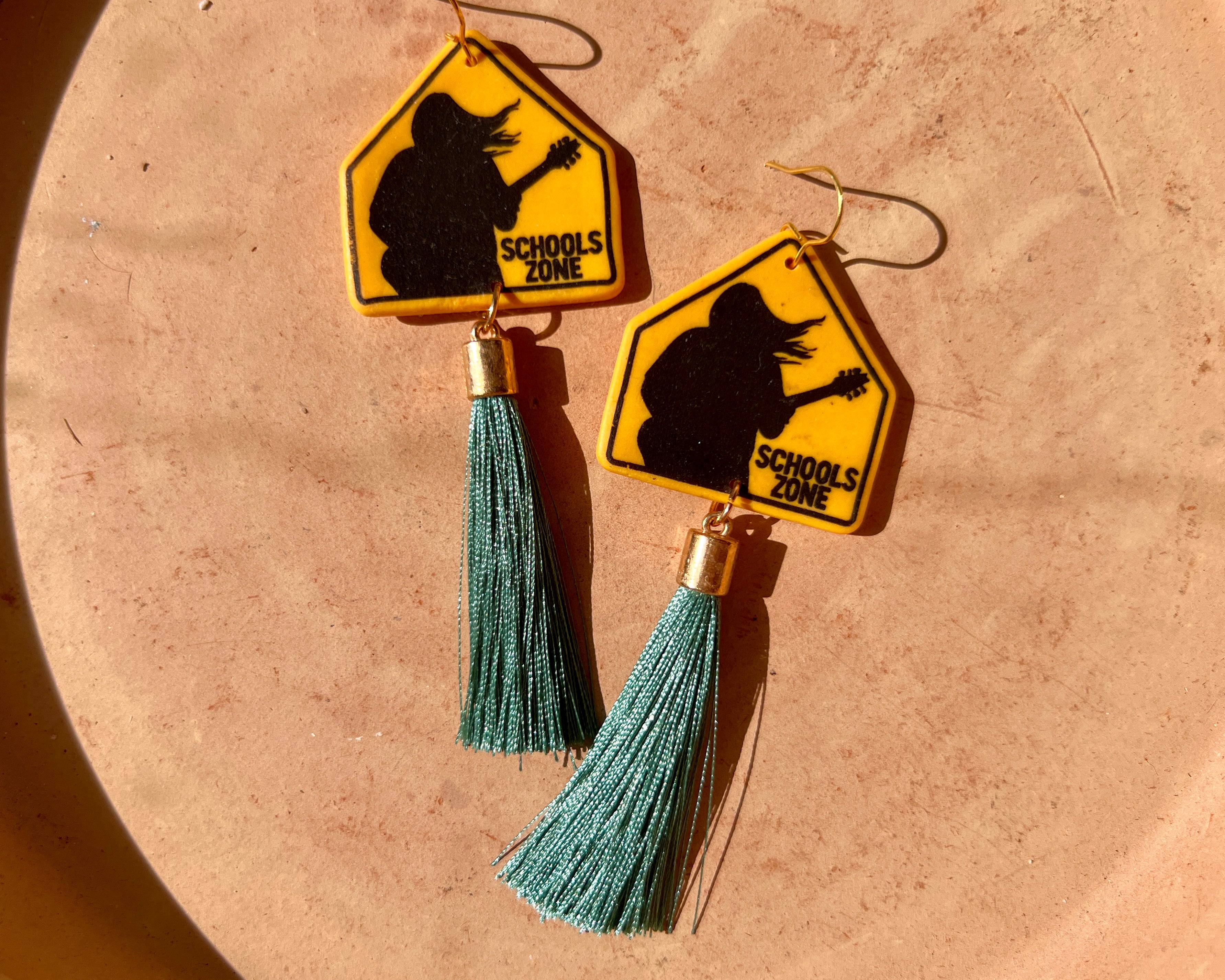 Schools Zone Tassel Earrings