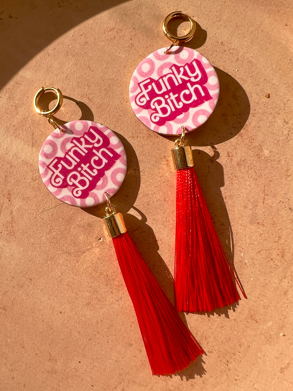Funky Bitch Phishy Tassel Earrings