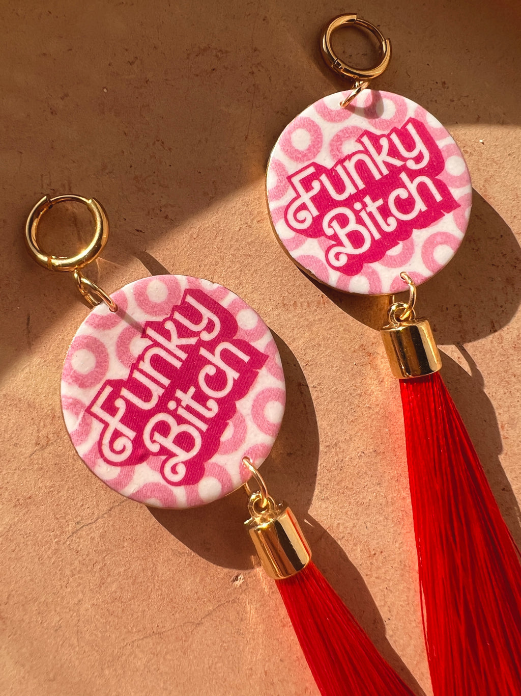 Funky Bitch Phishy Tassel Earrings