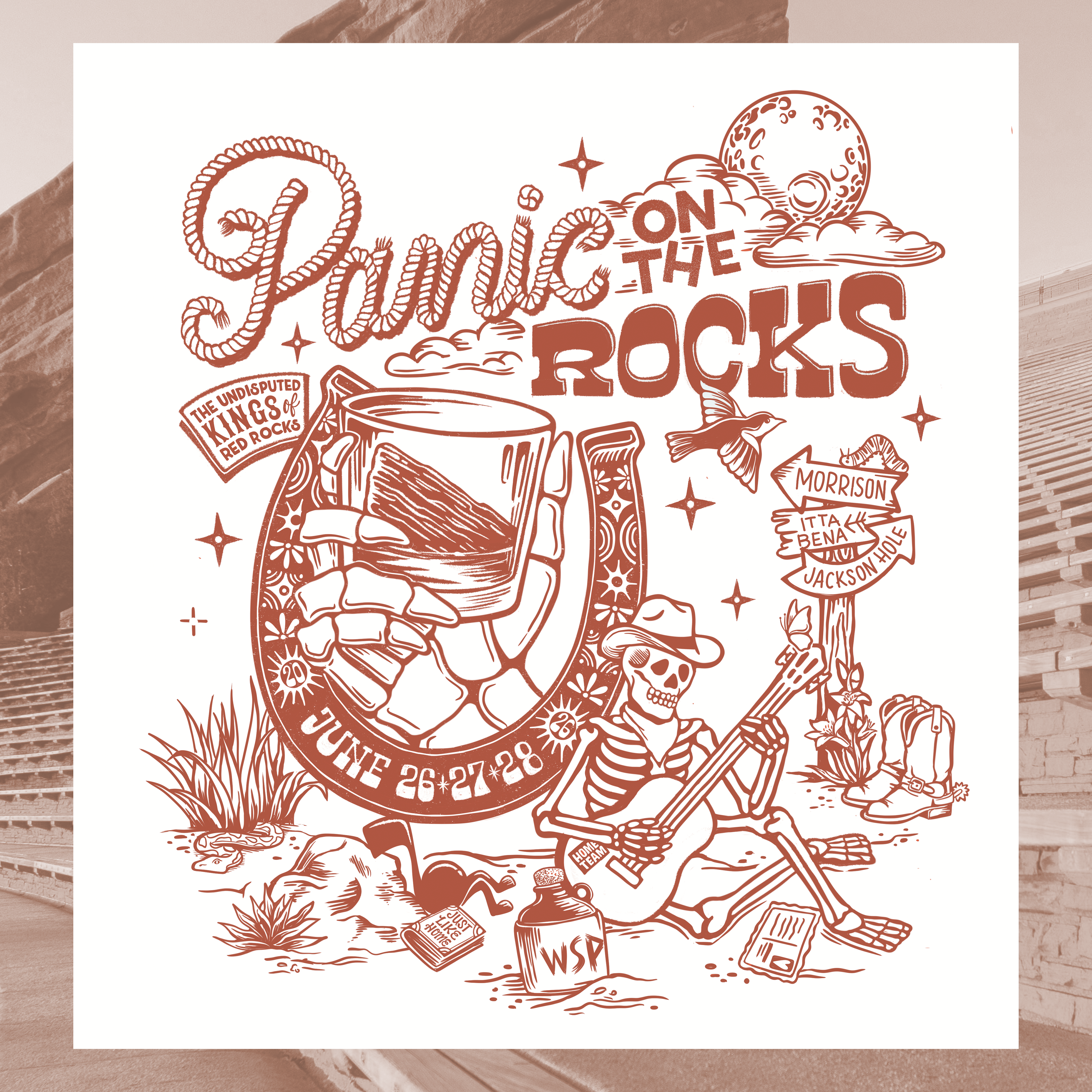 *Pre-order* PANIC on the ROCKS 2026 Unisex Tees