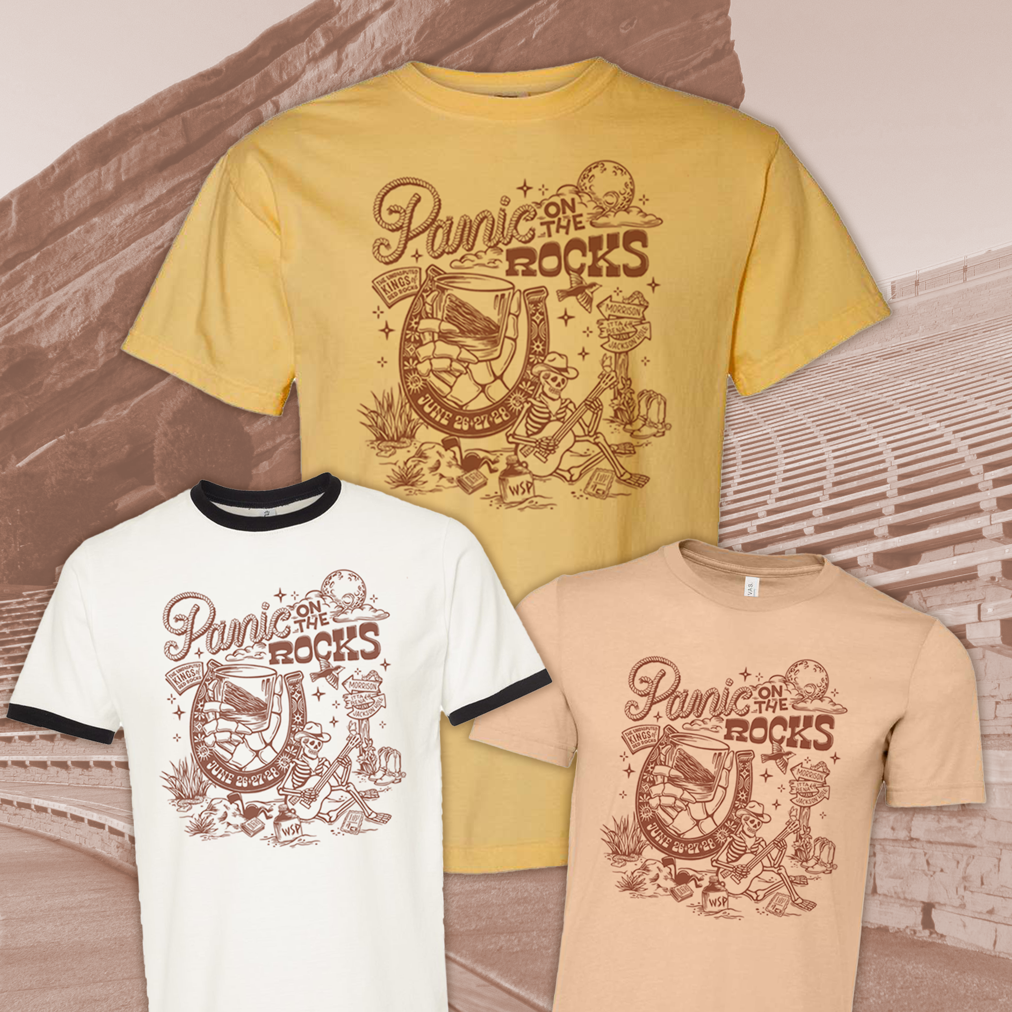 *Pre-order* PANIC on the ROCKS 2026 Unisex Tees