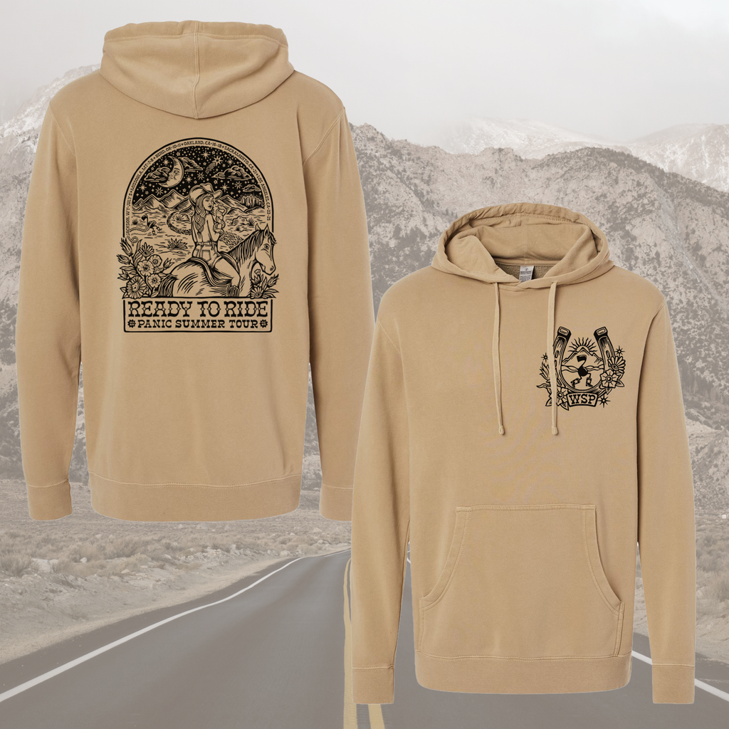 *Pre-order* PANIC Summer Tour Pigment Dyed Hoodies