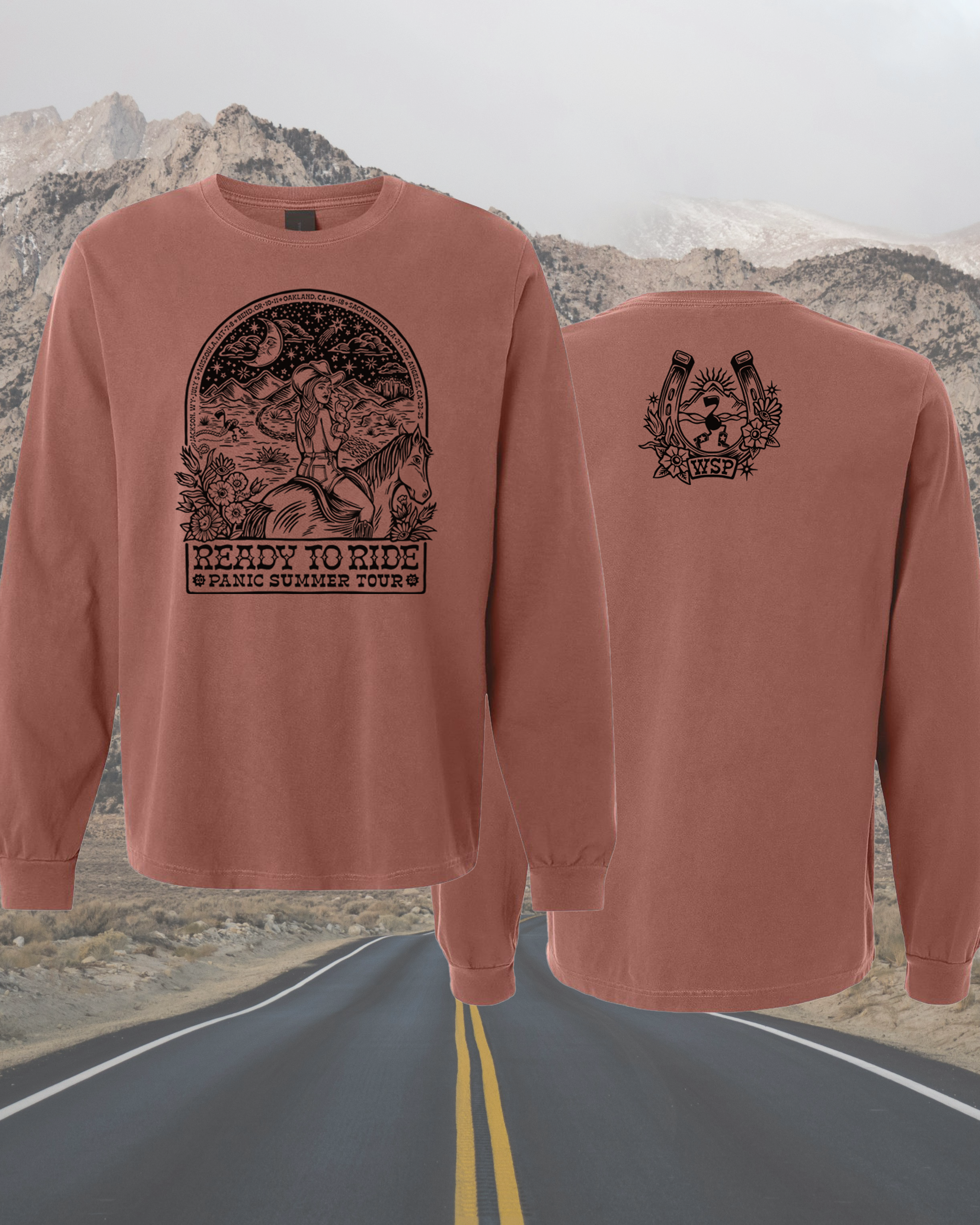 *Pre-order* PANIC Summer Tour Long Sleeve Tees