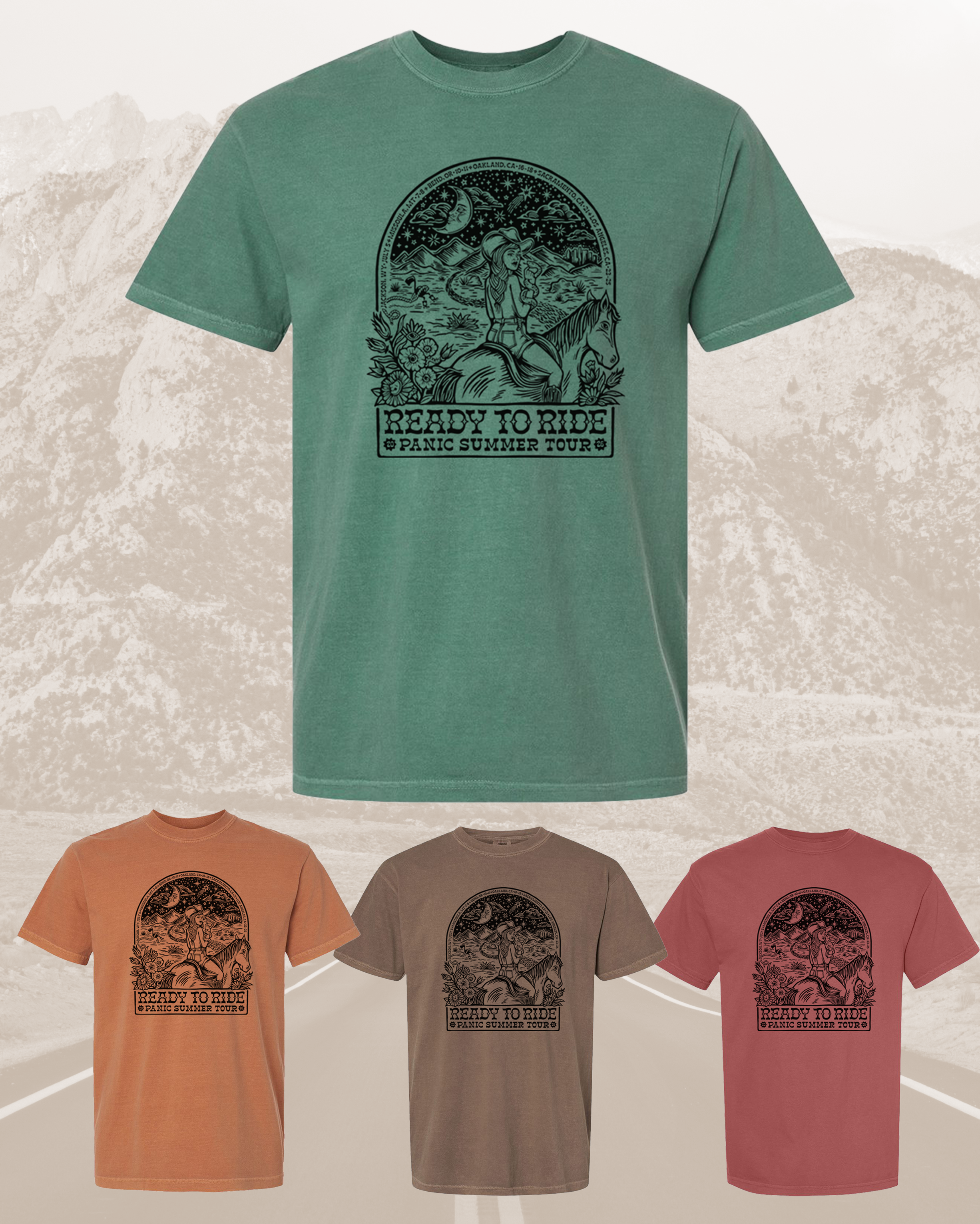 *Pre-order* PANIC Summer Tour Tees