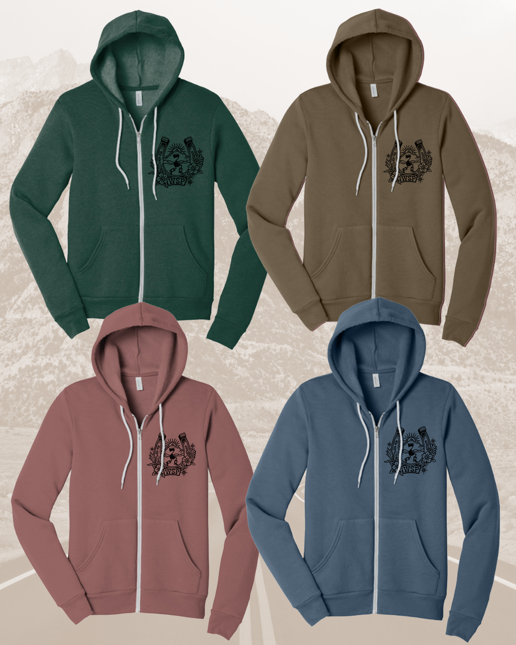 *Pre-order* PANIC Summer Tour Unisex Zip up Hoodies