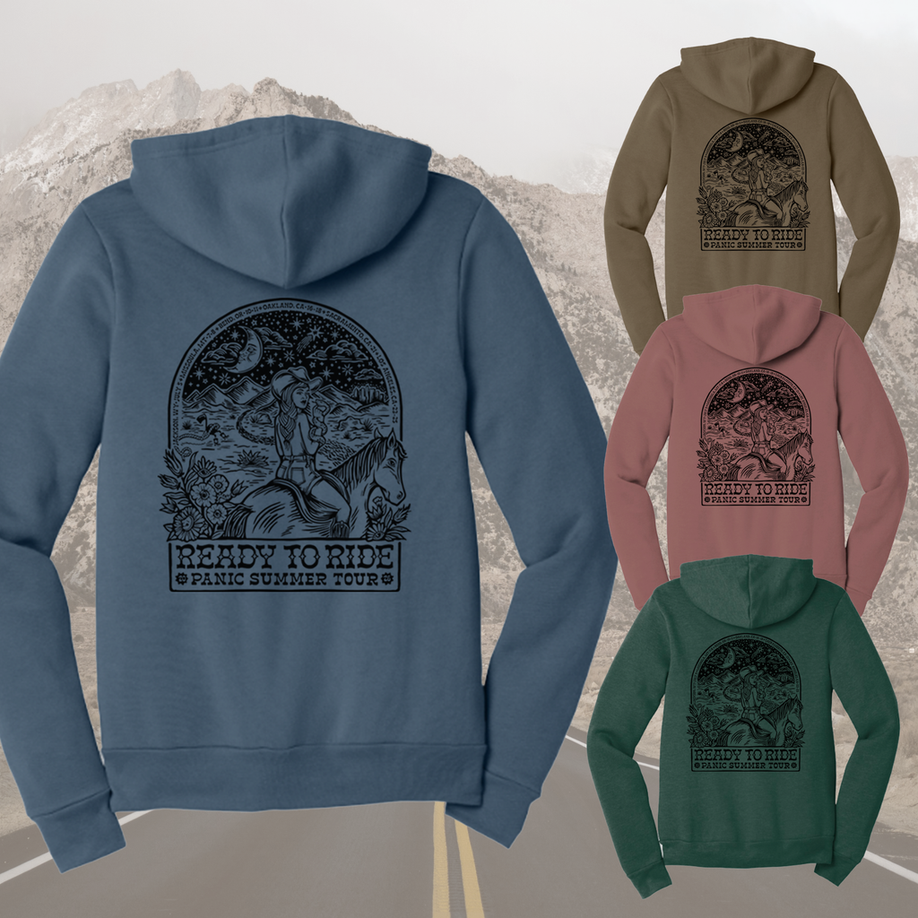*Pre-order* PANIC Summer Tour Unisex Zip up Hoodies