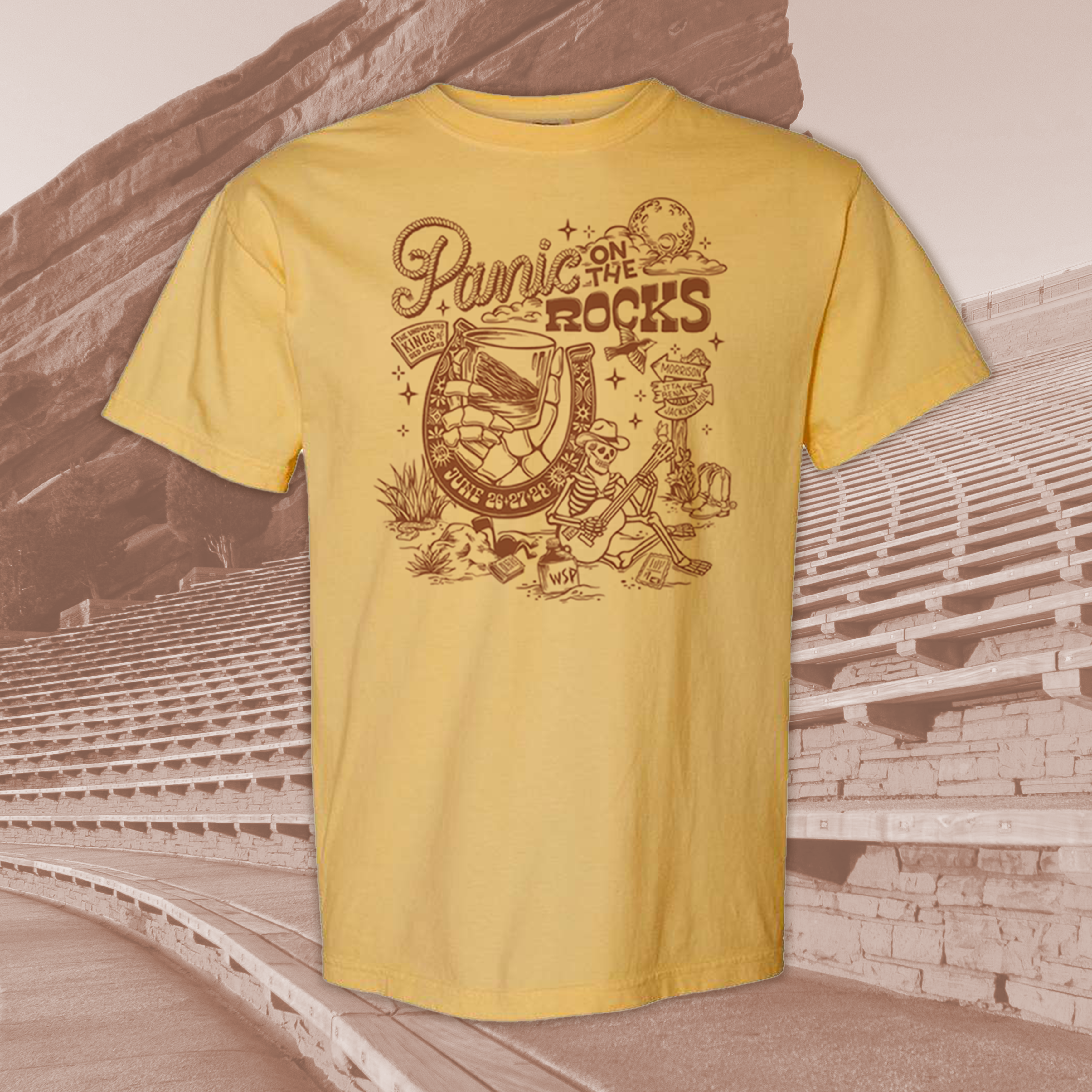 *Pre-order* PANIC on the ROCKS 2026 Unisex Tees