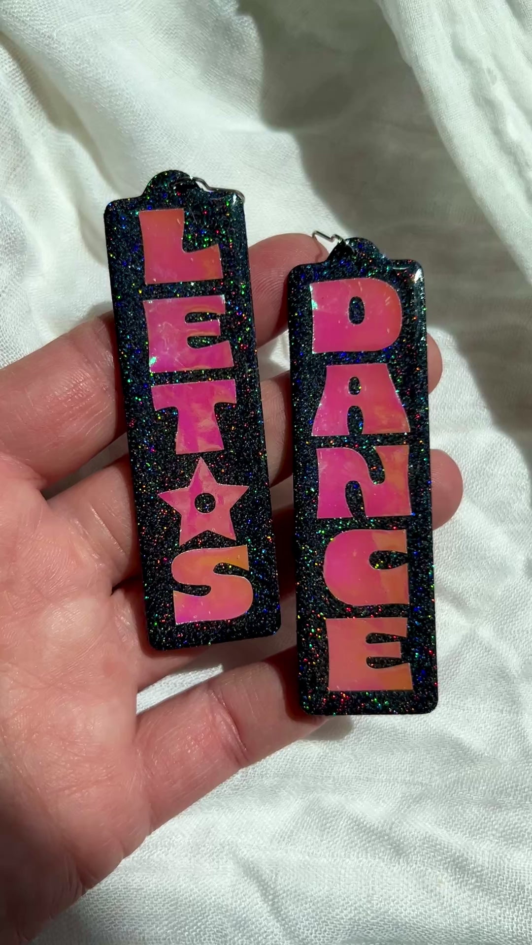 Let's Dance Bowie-inspired Earrings