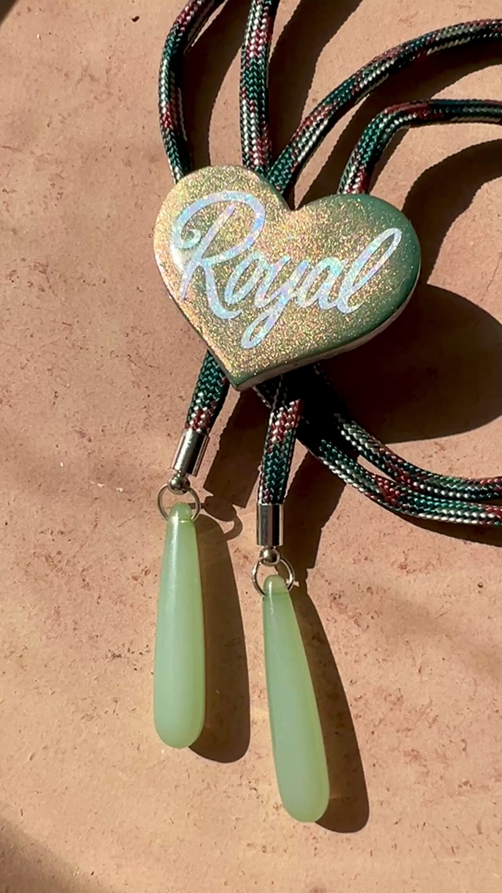 Royal Love Heart Bolo Tie